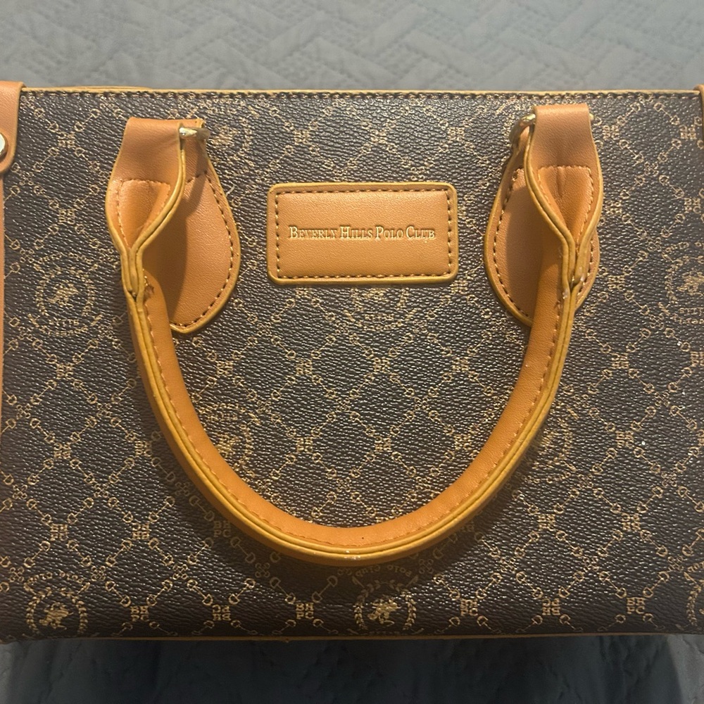 Beverly Hills Polo Club Brown and Tan Satchel